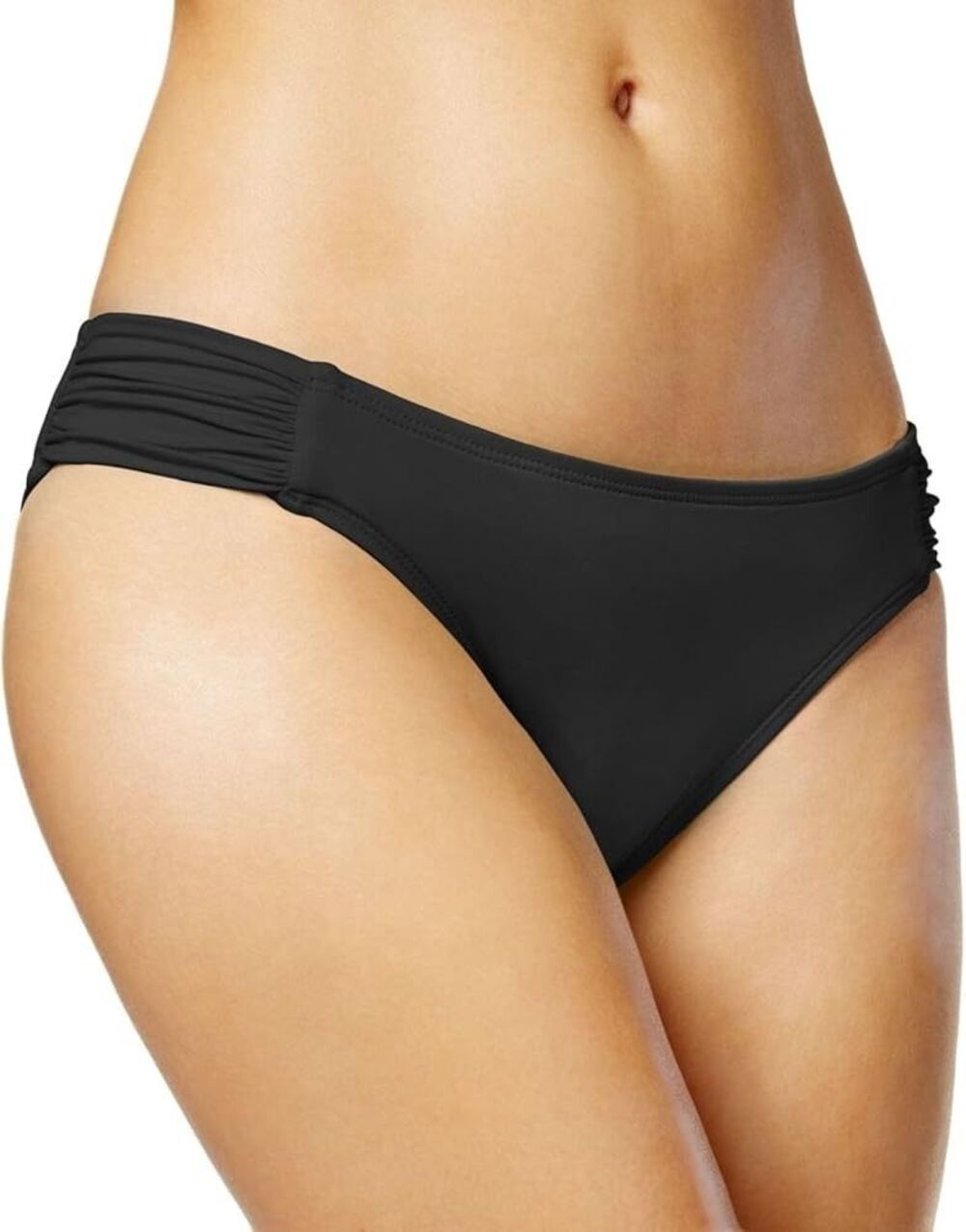 Bar III Women's Solid Black Swimsuit Bikini Bottoms Size XL NWT Swimwear Hipster
